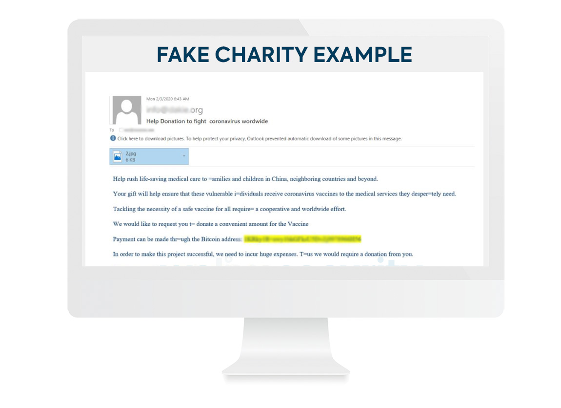 Fake Charity Example