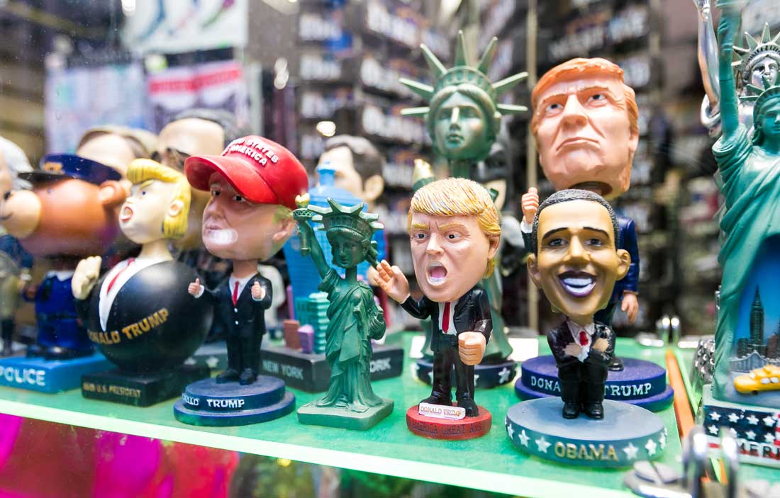 President Trump and Obama Bobbleheads