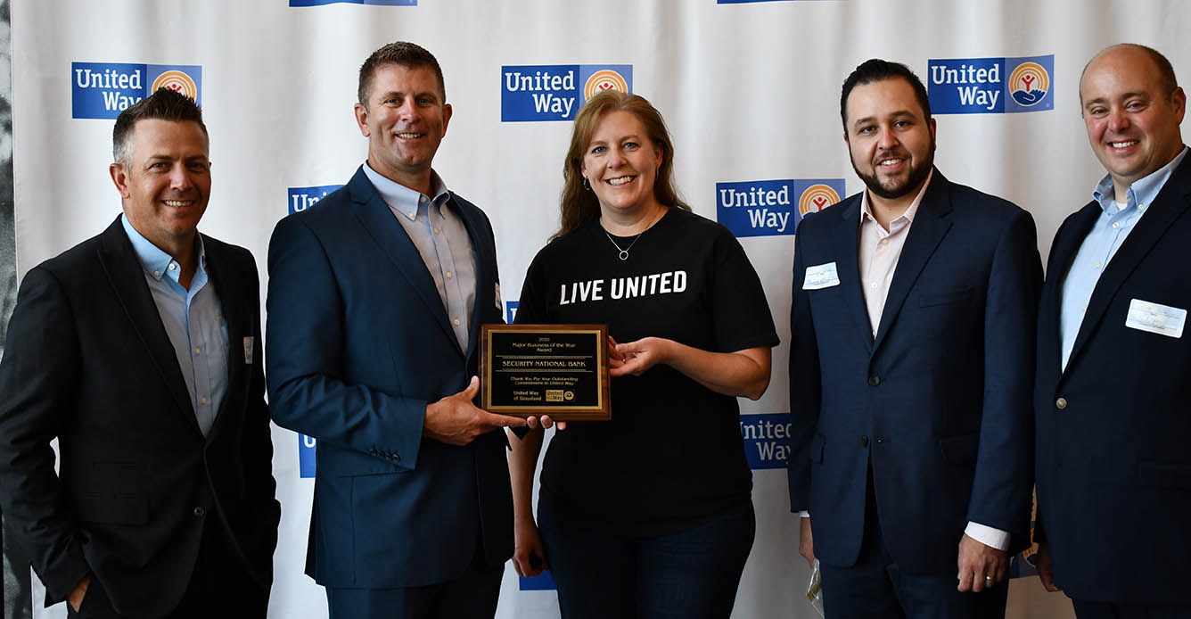 SNB Receives United Way Award