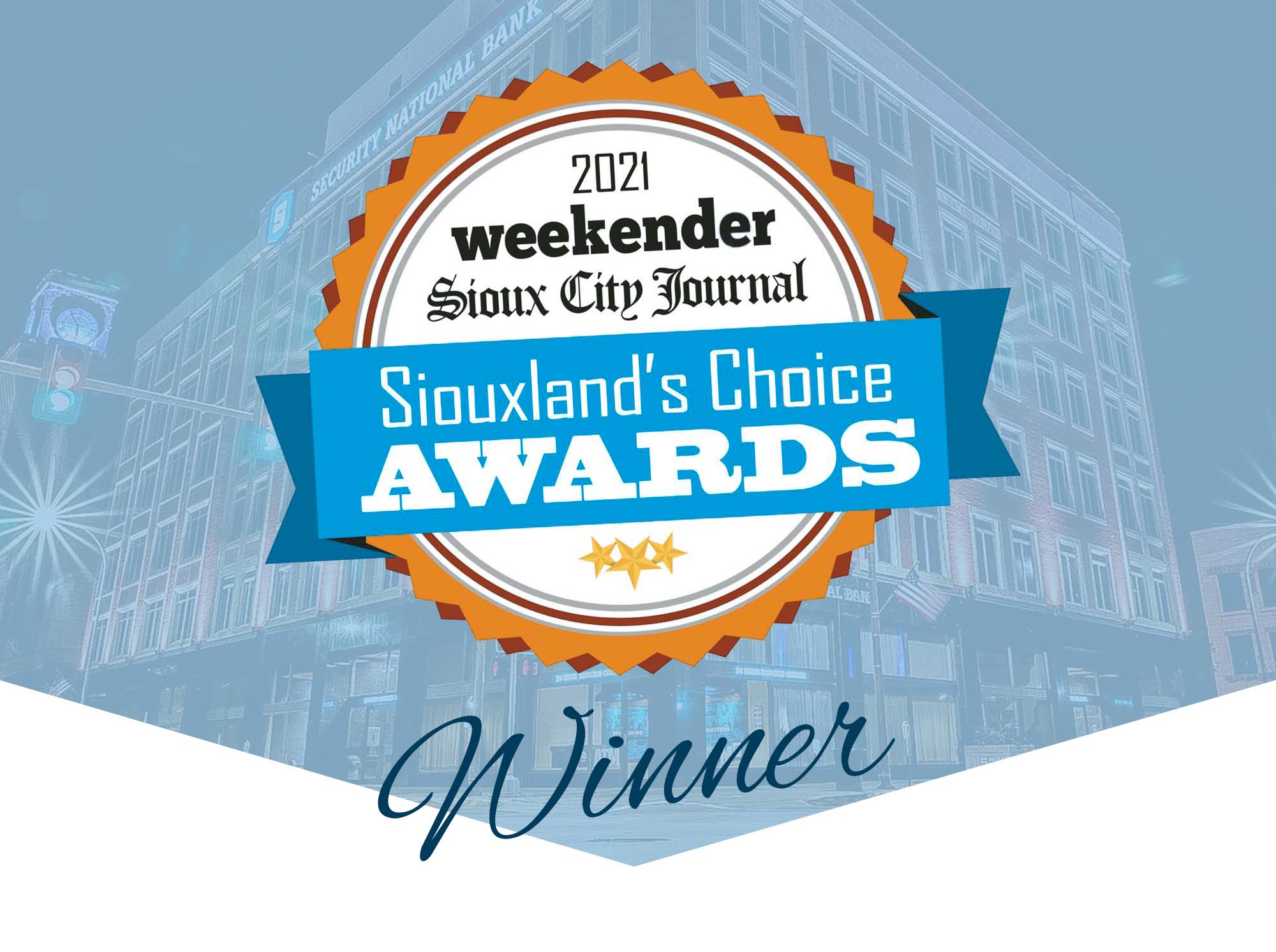 Security National Bank Wins 2021 Siouxland's Choice Awards