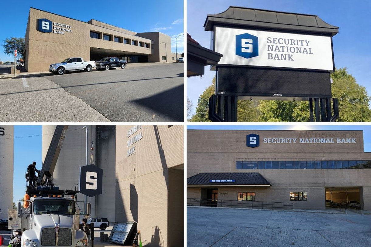 New Security National Bank Signage