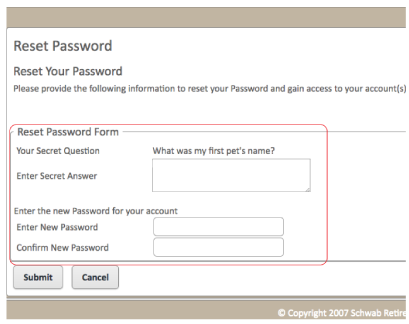 Reset Password