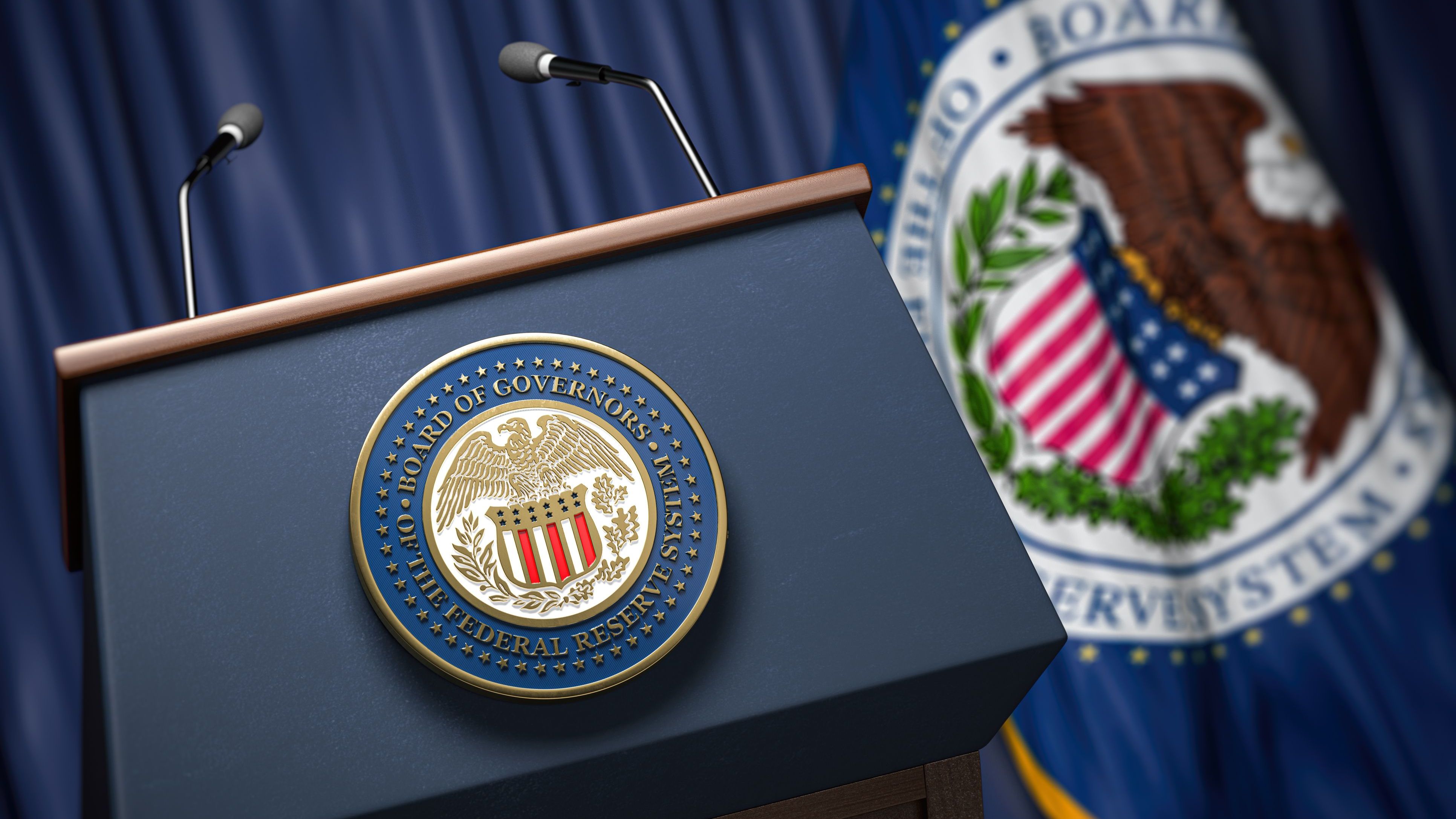 Federal Reserve System Fed of USA chairman press confer